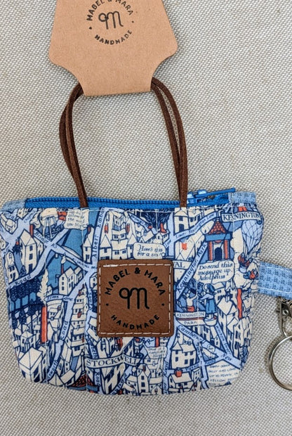 Micro Tote Bags/Case in a variety of fabric prints