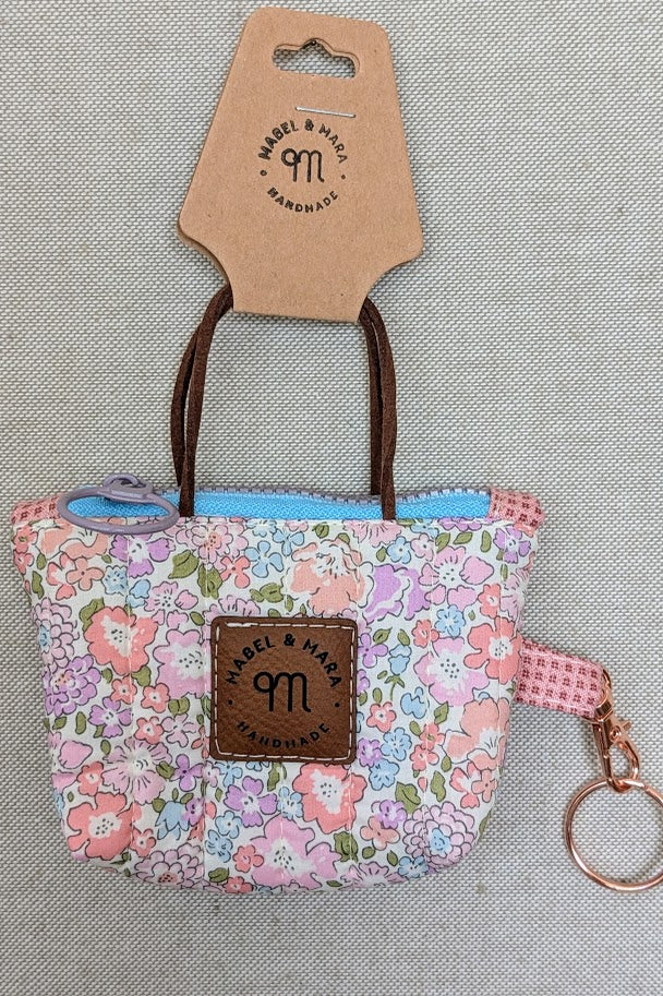 Micro Tote Bags/Case in a variety of fabric prints