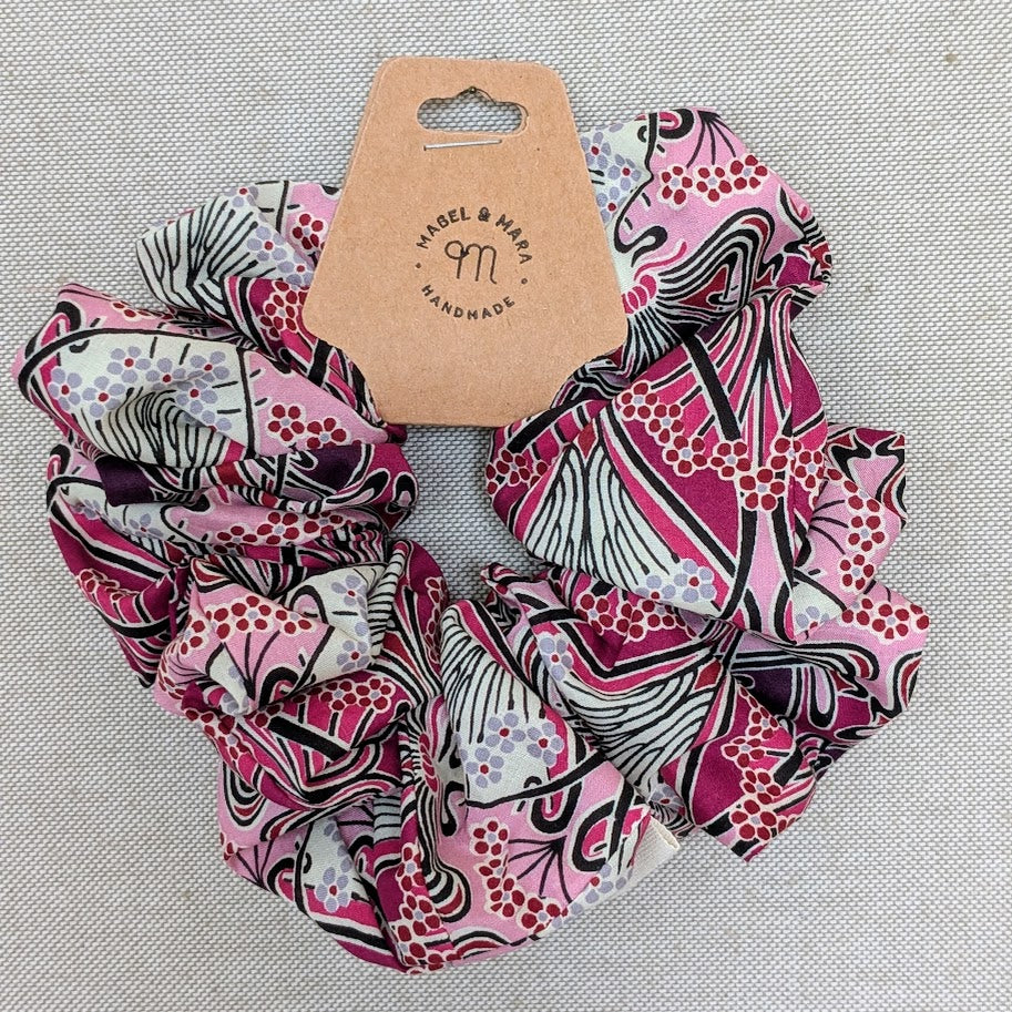 Jumbo Hair Scrunchies in a range of Liberty Tana Lawn Fabrics