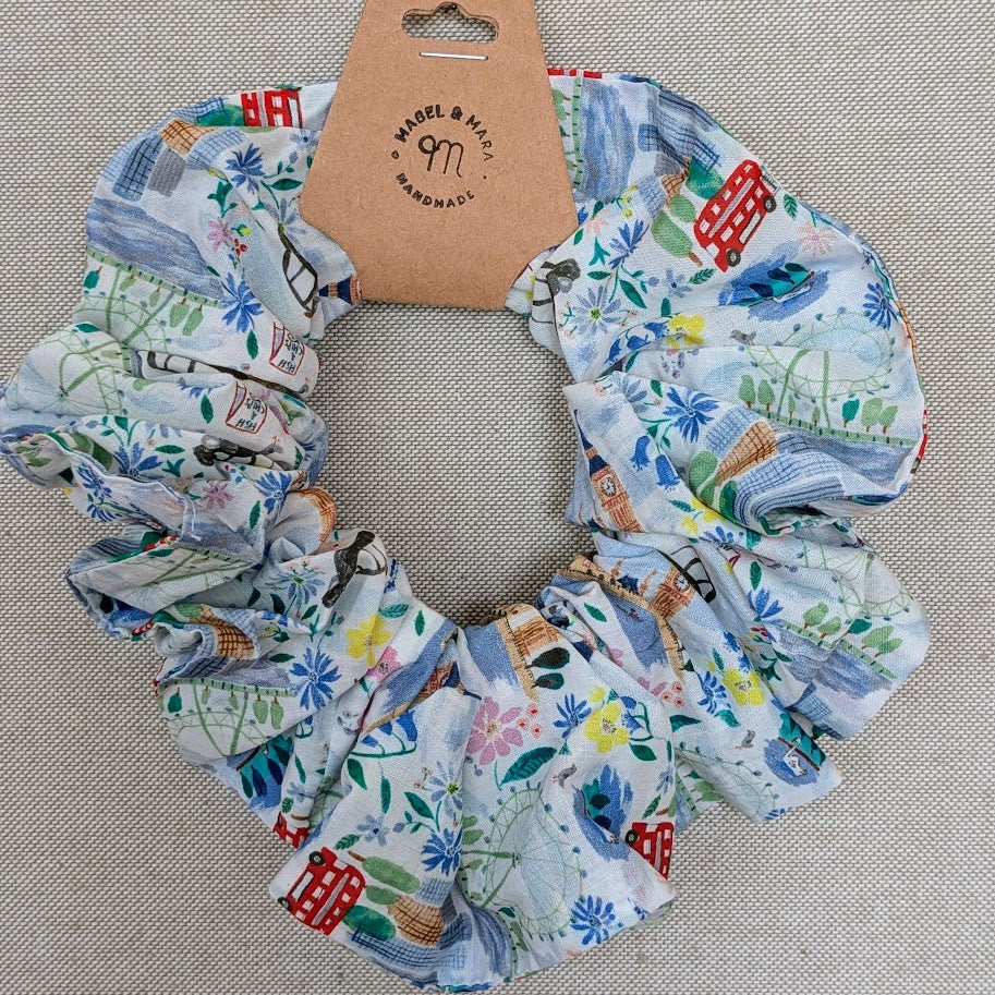 Jumbo Hair Scrunchies in a range of Liberty Tana Lawn Fabrics
