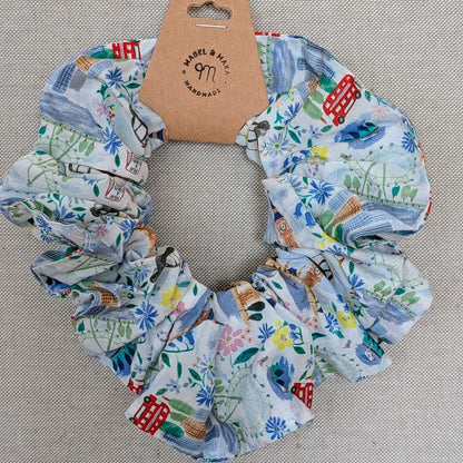Jumbo Hair Scrunchies in a range of Liberty Tana Lawn Fabrics