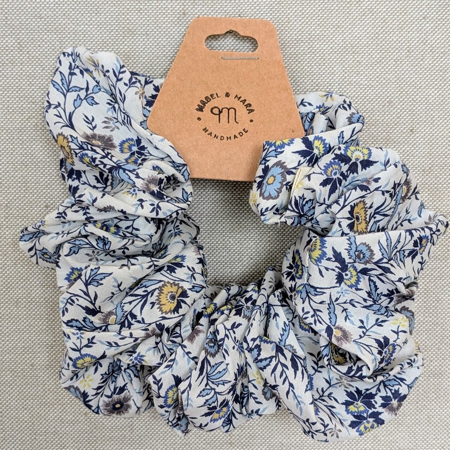 Jumbo Hair Scrunchies in a range of Liberty Tana Lawn Fabrics