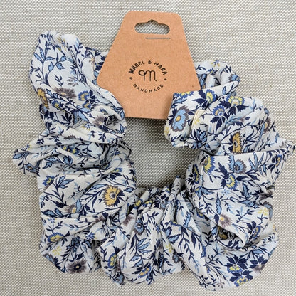 Jumbo Hair Scrunchies in a range of Liberty Tana Lawn Fabrics