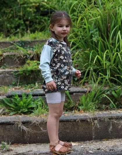 Harvest Flower Print-Baby & Children's Sweatshirt-Soft Cotton Stretchy Fabric-Sizes 0-6yrs Girl's Sweatshirt-Cute Gift-Matching Siblings