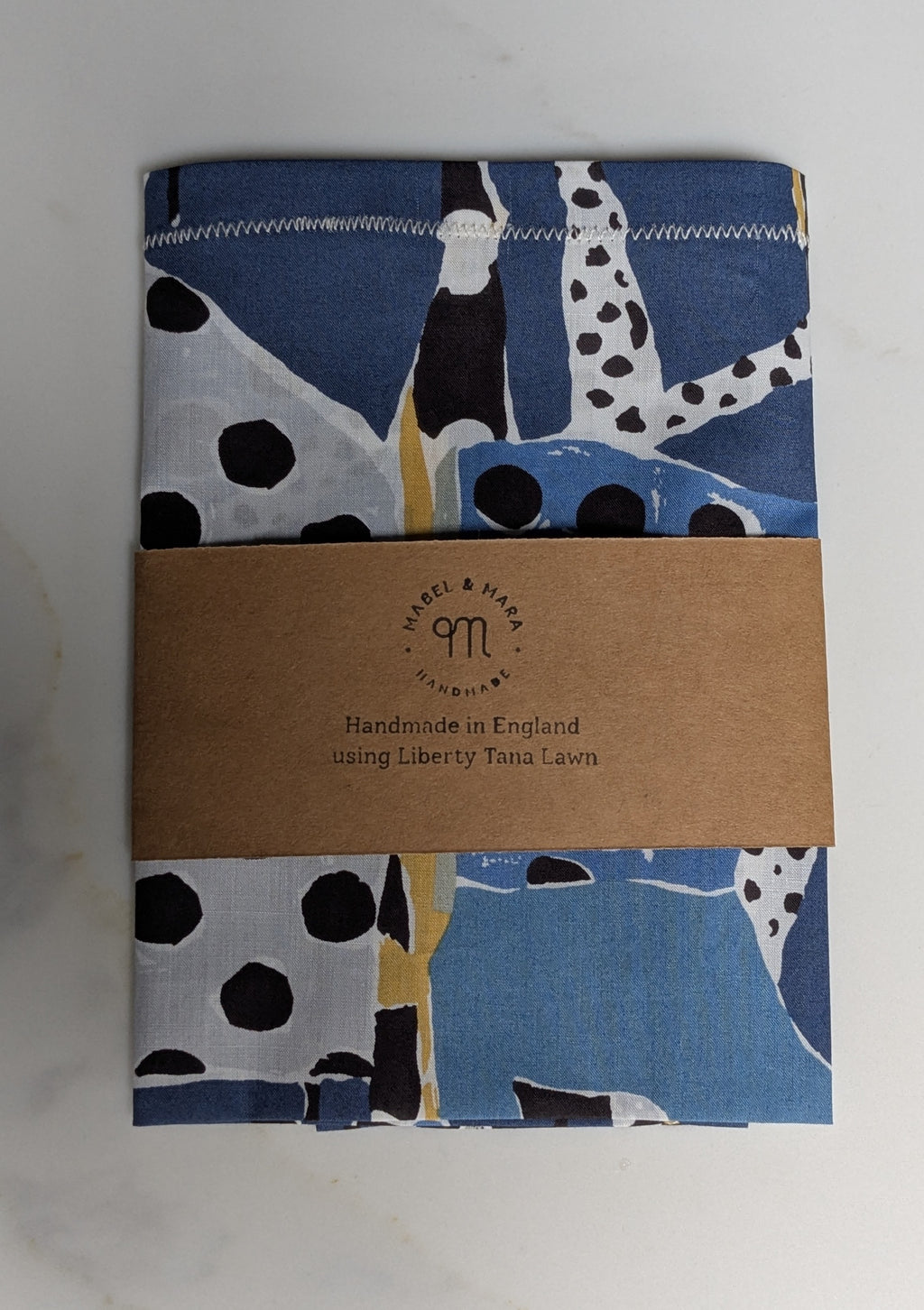 Liberty Tana Lawn Handkerchief Krasner Blue