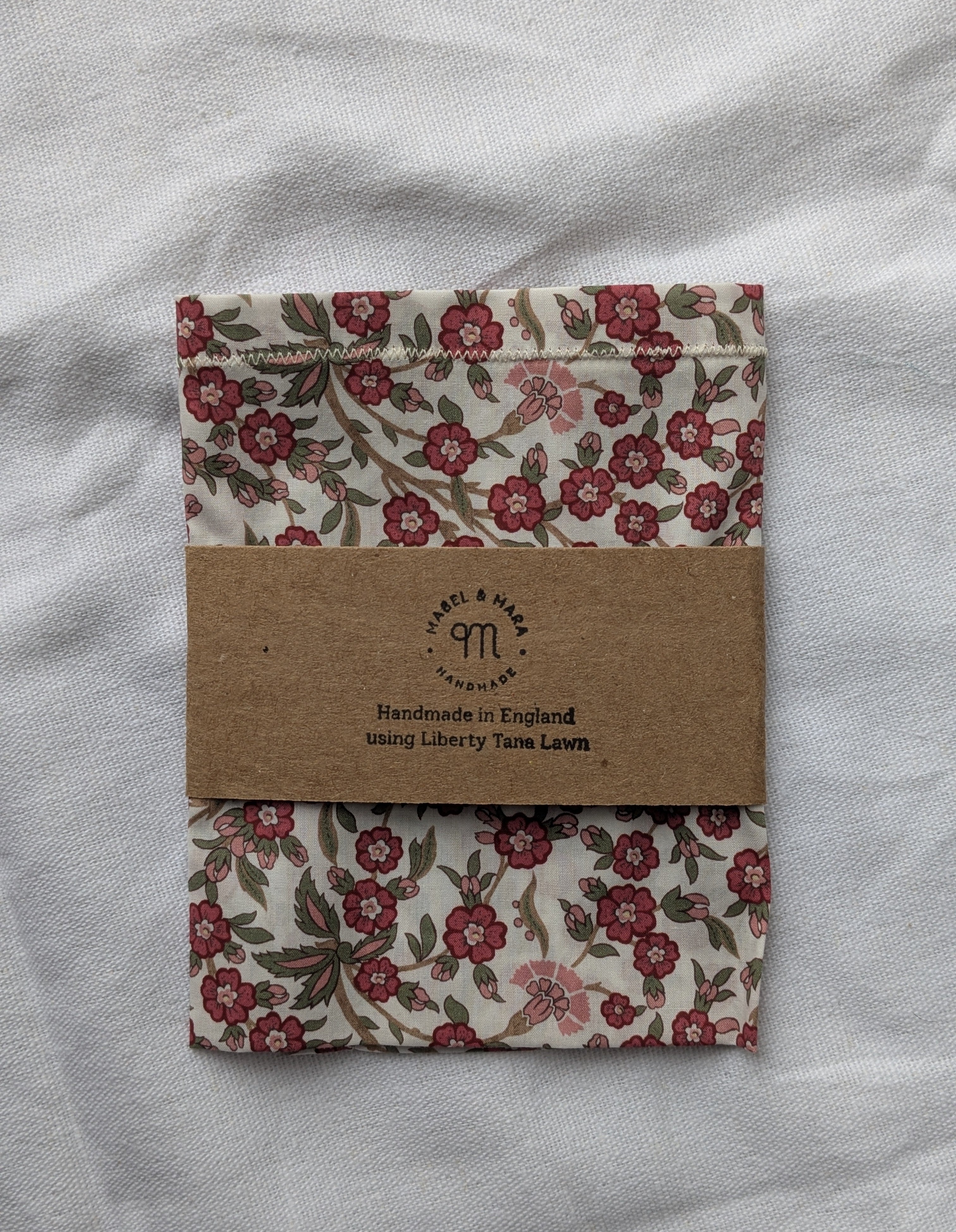 Liberty Tana Lawn Handkerchief Empress Red