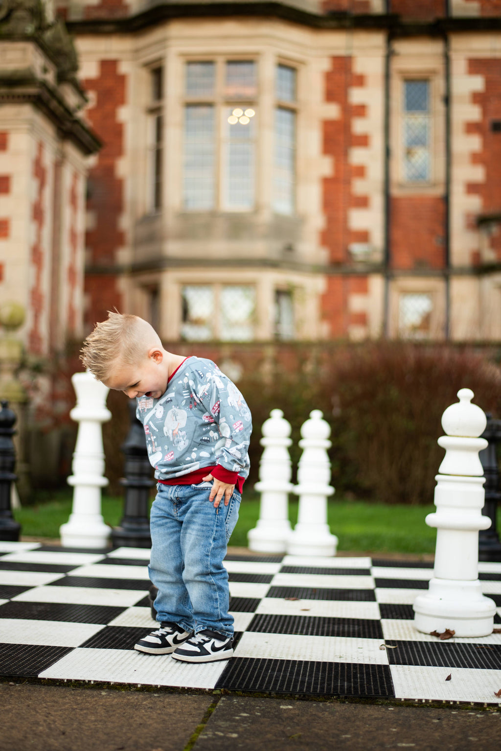 Children's Sweatshirt  soft cotton French Terry fabric In London Theme print -0-6 years-Kid's-Gift