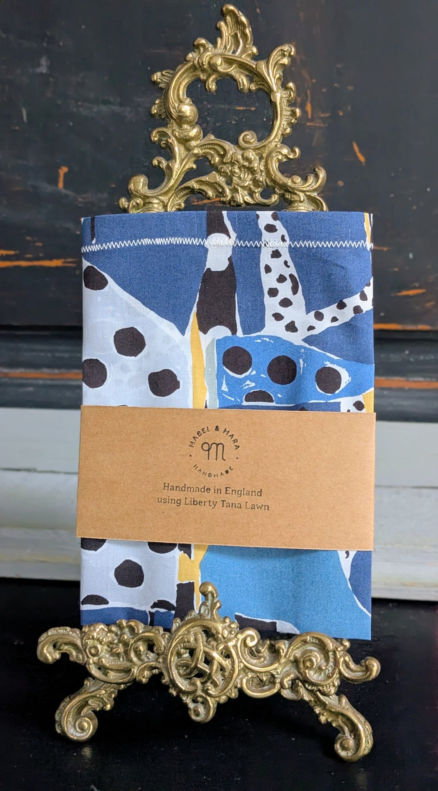 Handkerchief  Liberty Tana Lawn -Krasner Blue